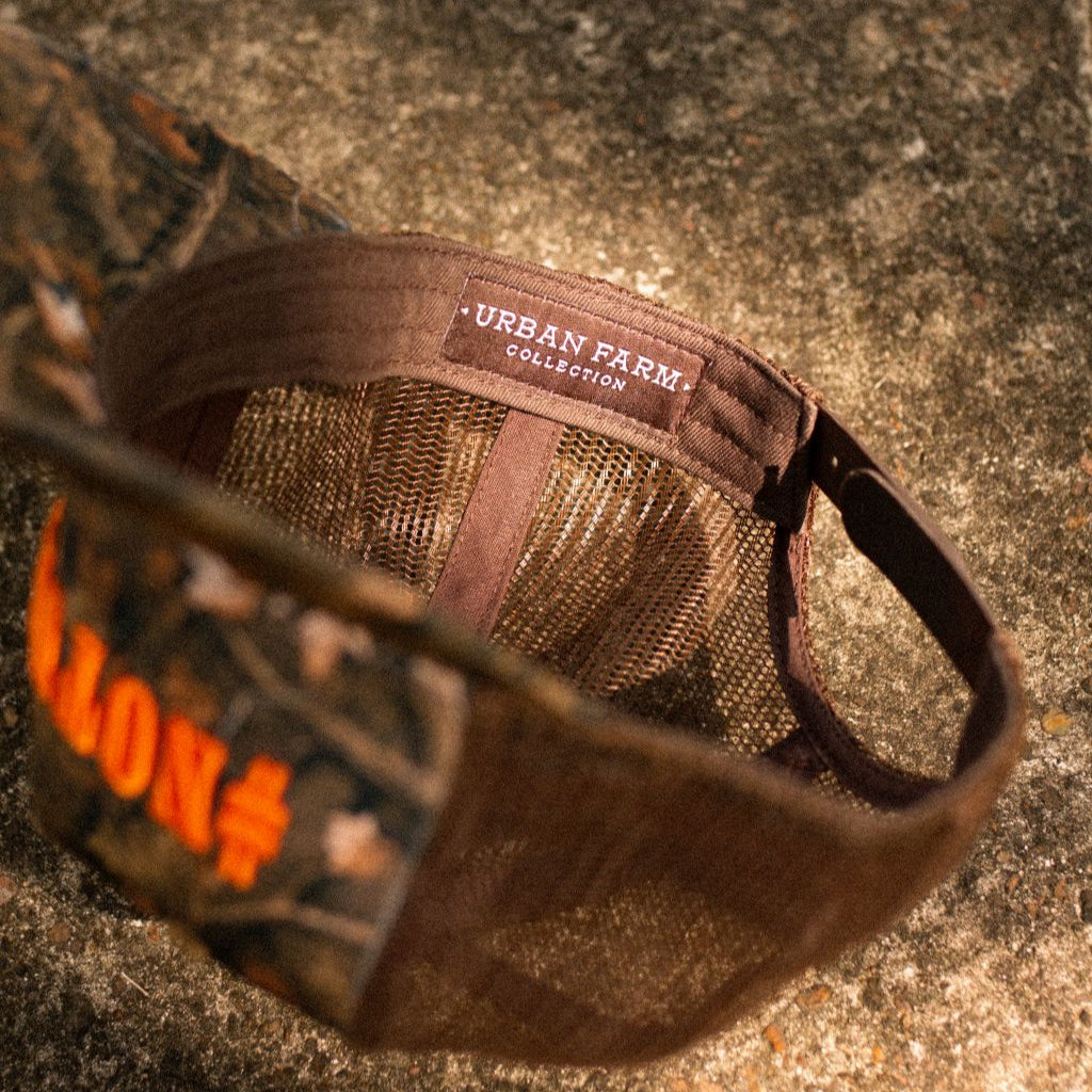 #NOTVEGAN Embroidered Trucker Hat | Blaze & Camo