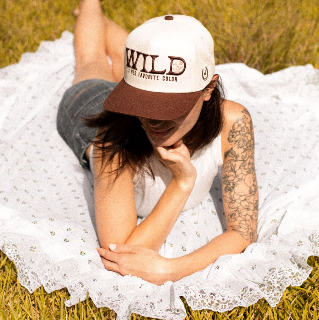 WILD Urban Farm Cosmetics x Jenna Paulette Hat | Cream & Brown