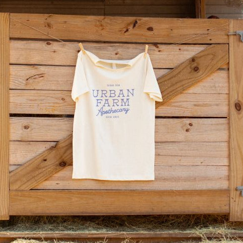 Urban Farm Apothecary Stacked Logo Tee (select preferred size)