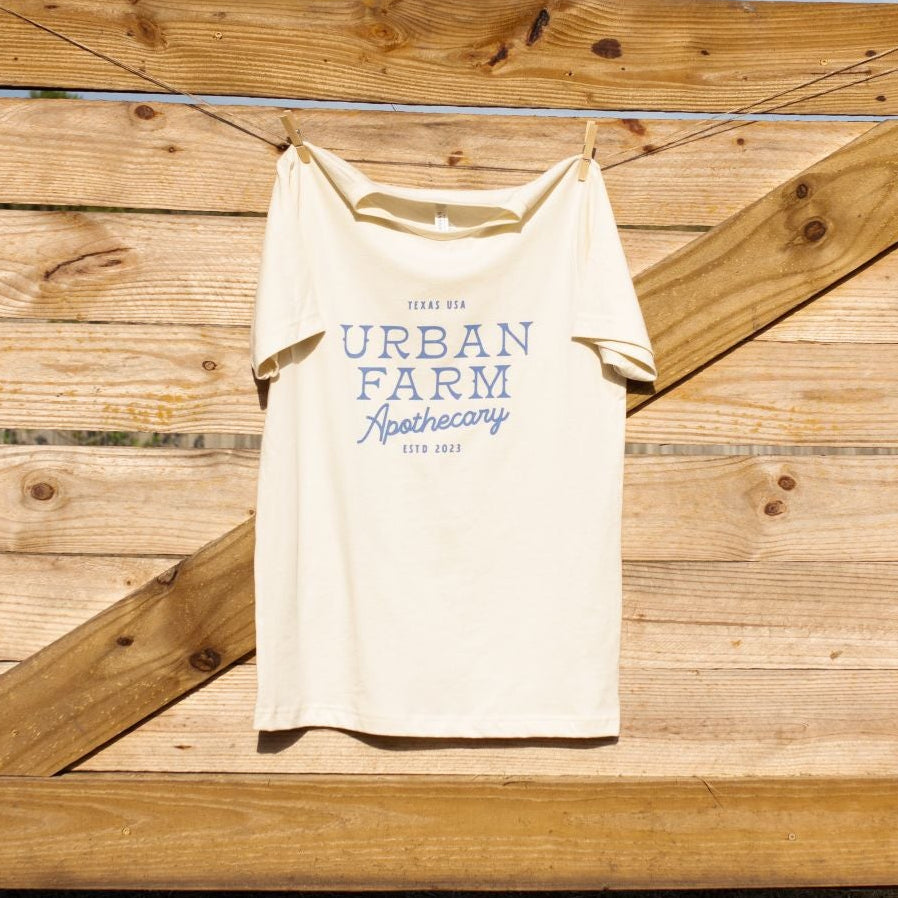 Urban Farm Apothecary Stacked Logo Tee (select preferred size)