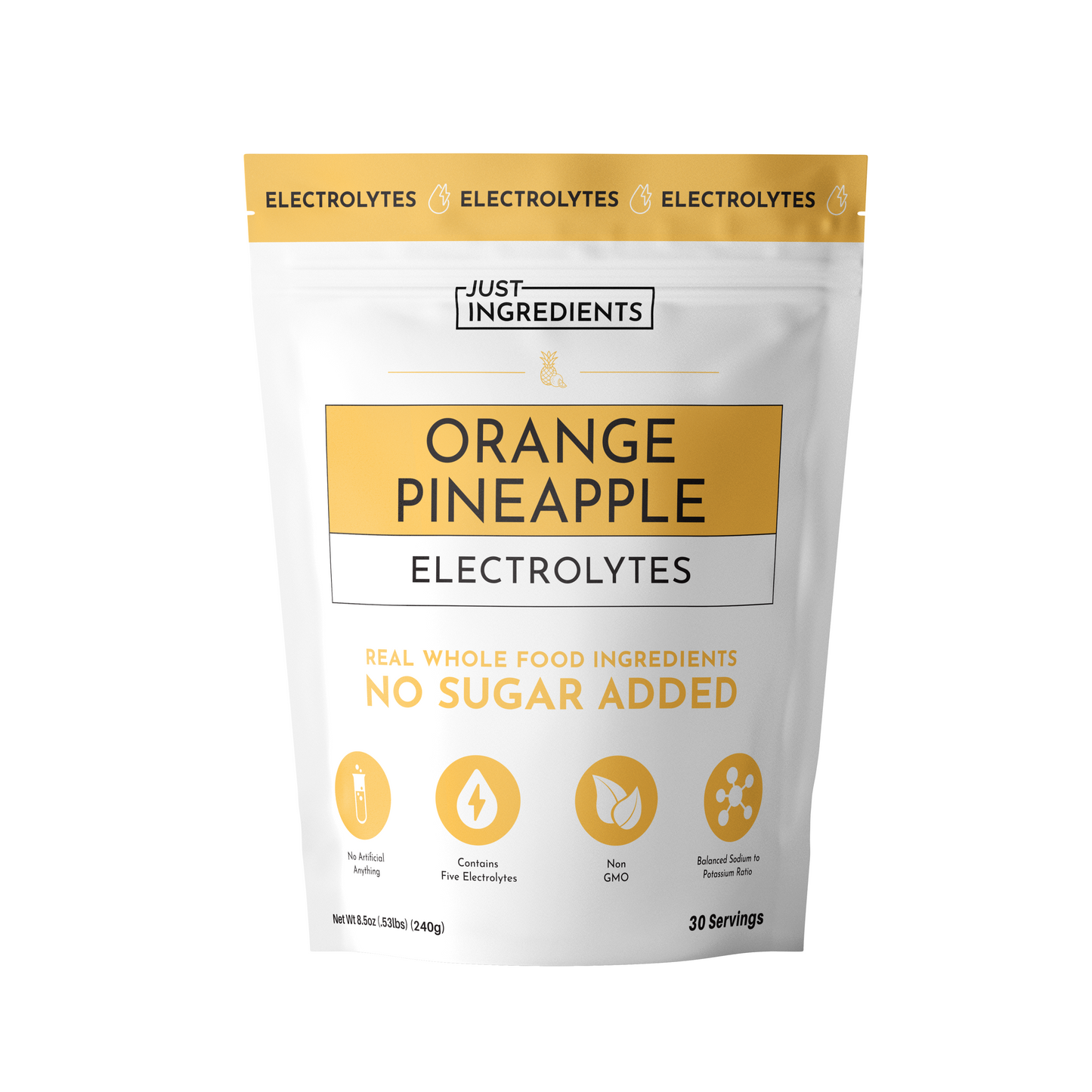 Just Ingredients | Orange Pineapple Electrolytes