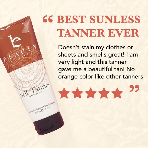 Beauty by Earth Self Tanner Tanning Lotion