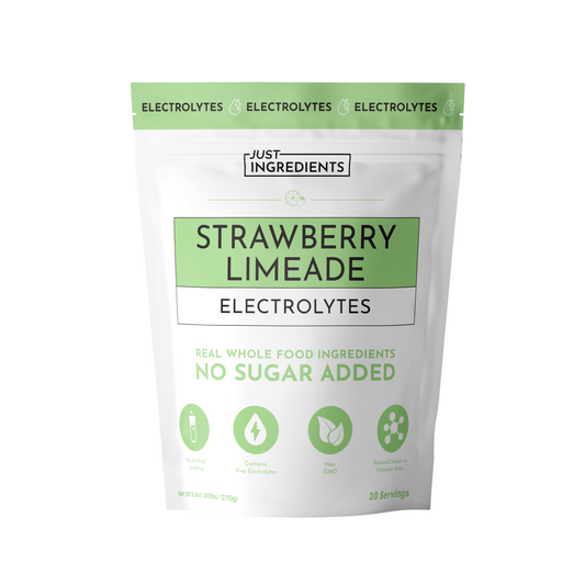 Just Ingredients | Strawberry Limeade Electrolytes