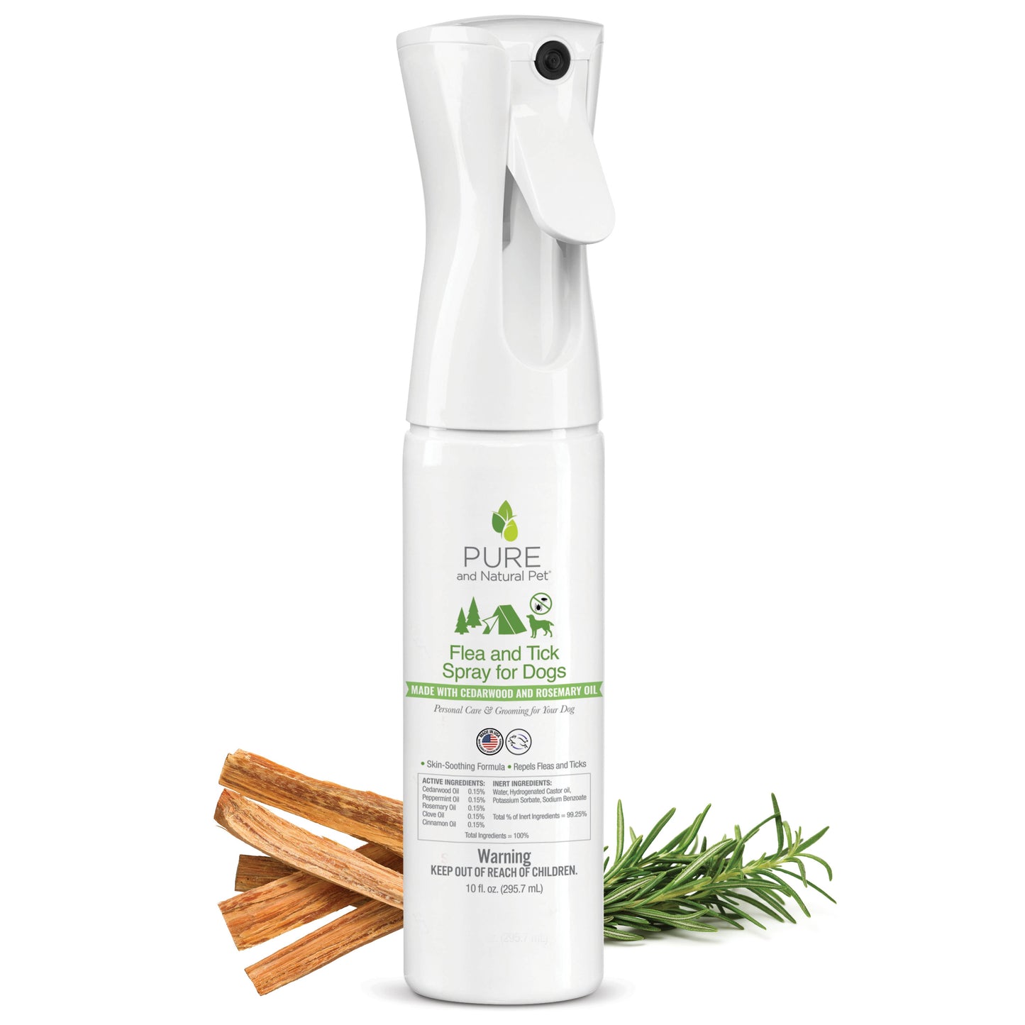 Pure and Natural Pet - Flea and Tick Spray for Dogs
