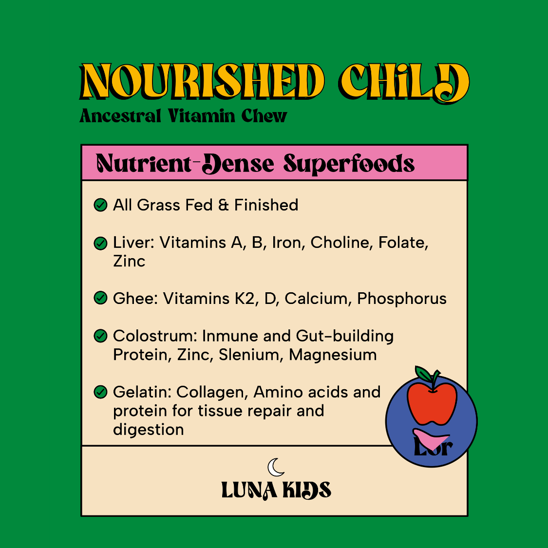 SubLuna | Nourished Child: Ancestral Gummies