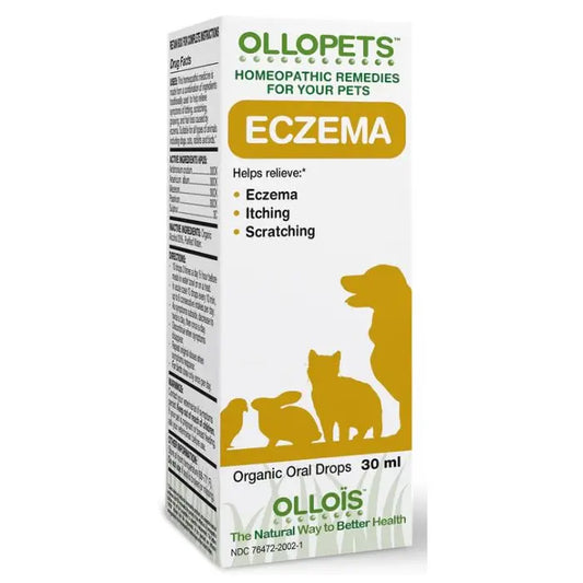 Ollopets Eczema - Homeopathic Drops for Pets