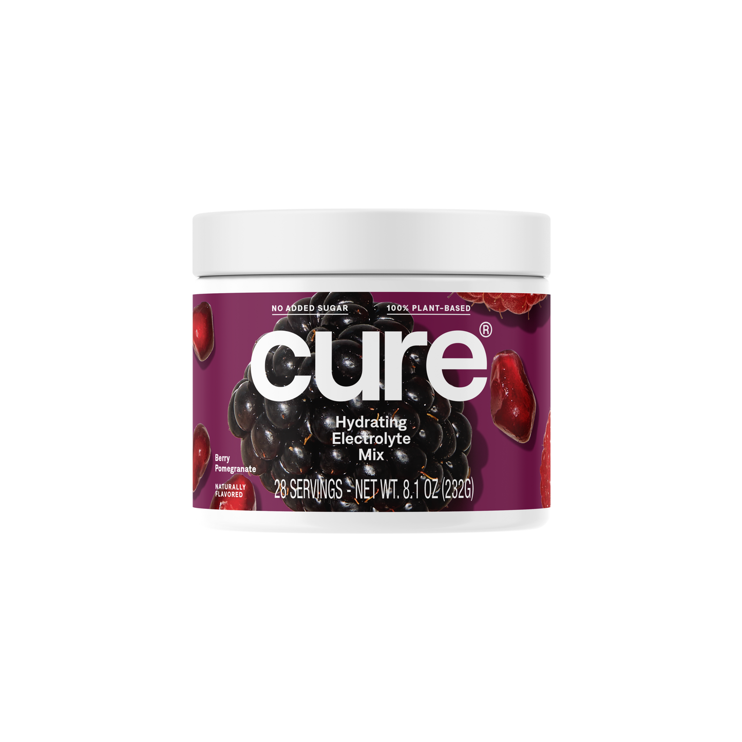 Cure Hydration Hydrating Electrolyte Mix | Berry Pomegranate