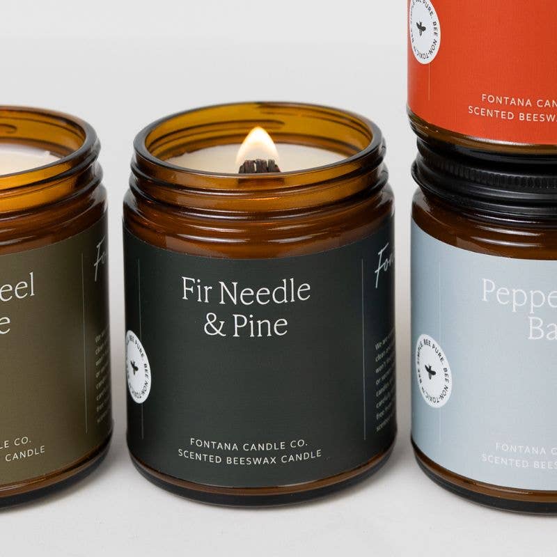 Fontana Candle Co | Fir & Pine Beeswax Candle