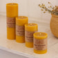 The Ramblin' Bee | Beeswax Pillar Candle