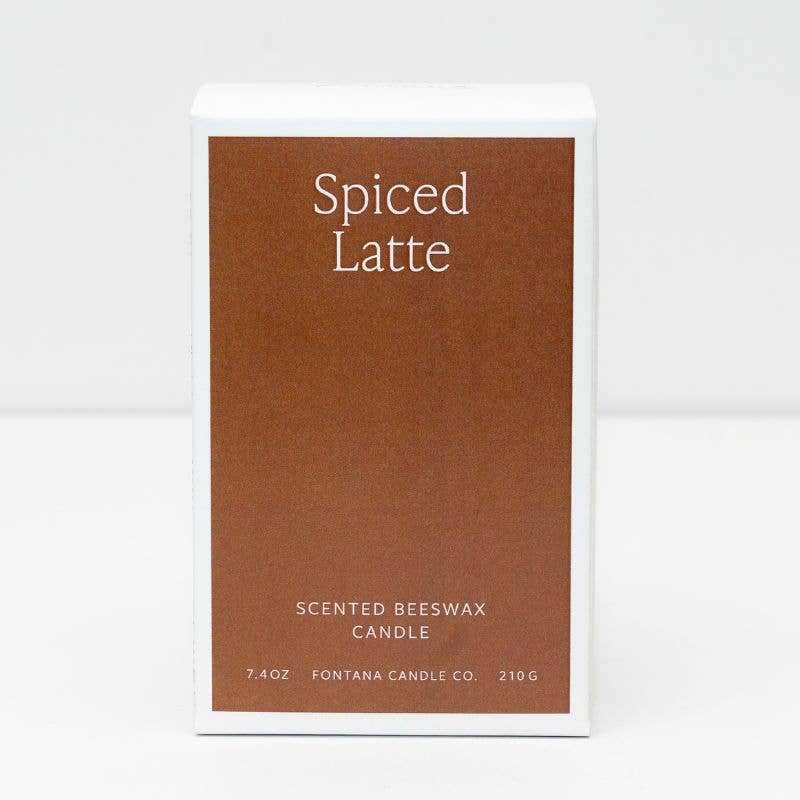 Fontana Candle Co | Spiced Latte Beeswax Candle