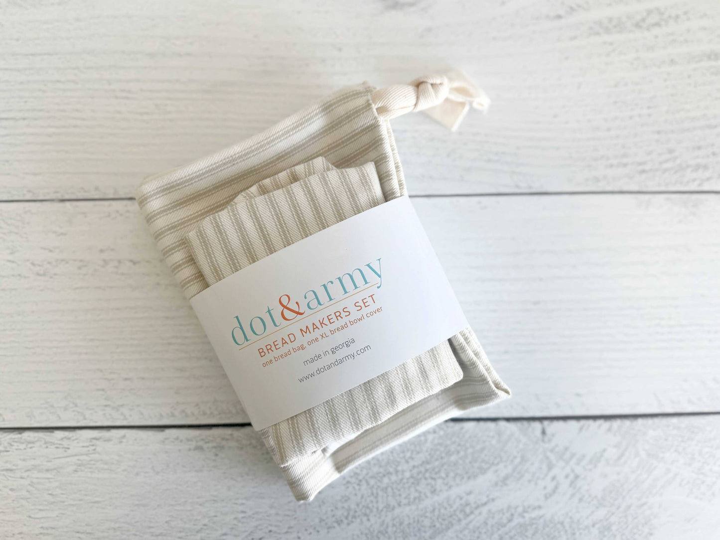 Dot and Army | Ticking Stripes Bread Makers Set