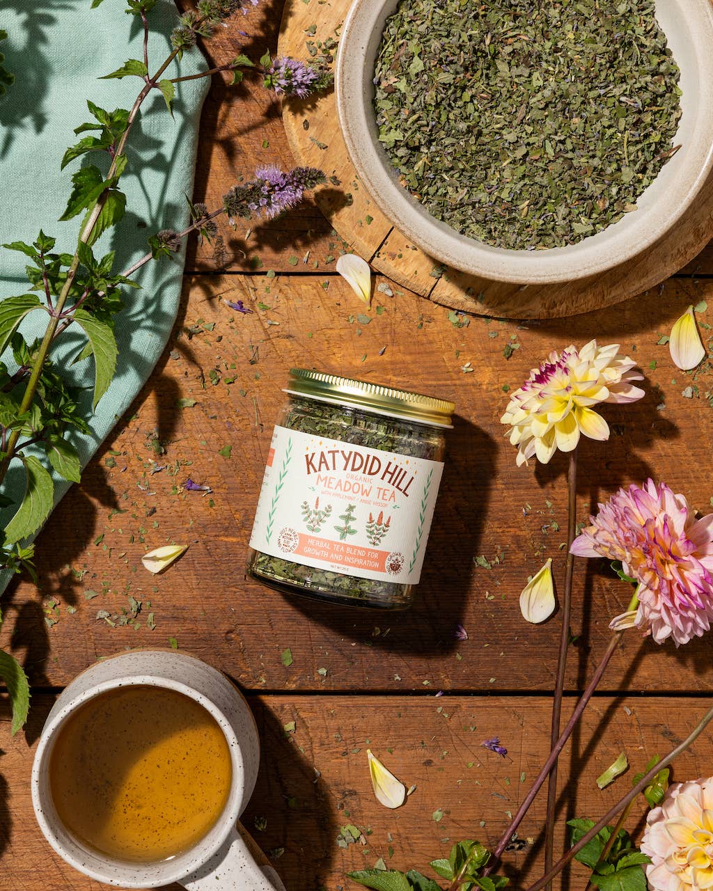 Katydid Hill Farm Meadow Tea - Herbal tea for Growth & Inspiration