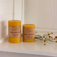 The Ramblin' Bee | Beeswax Pillar Candle