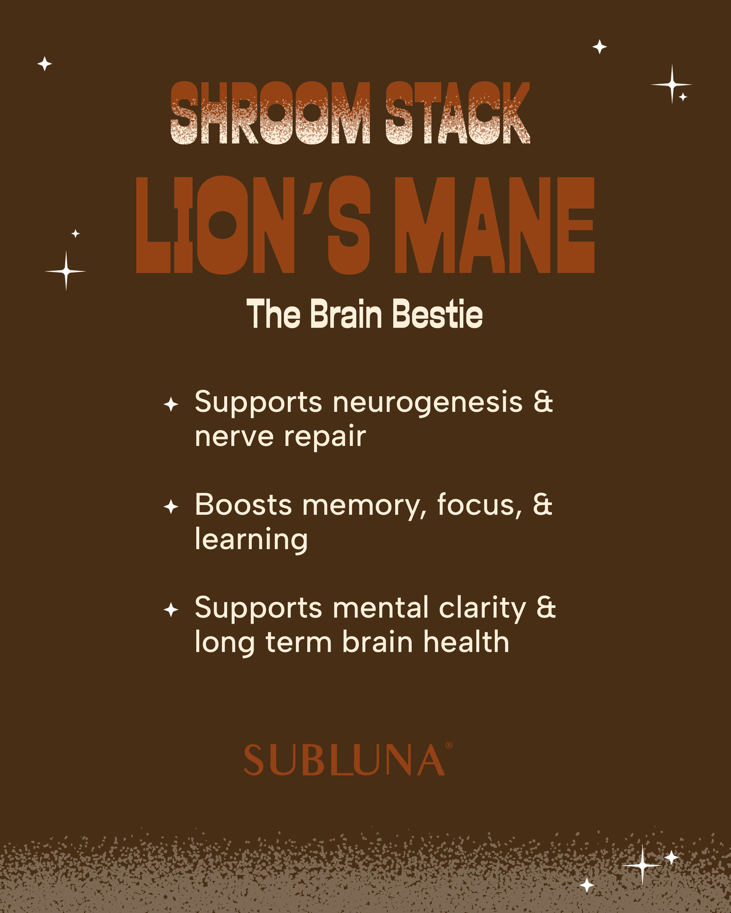 SubLuna | Shroom Stack: Medicinal Mushroom Gummies