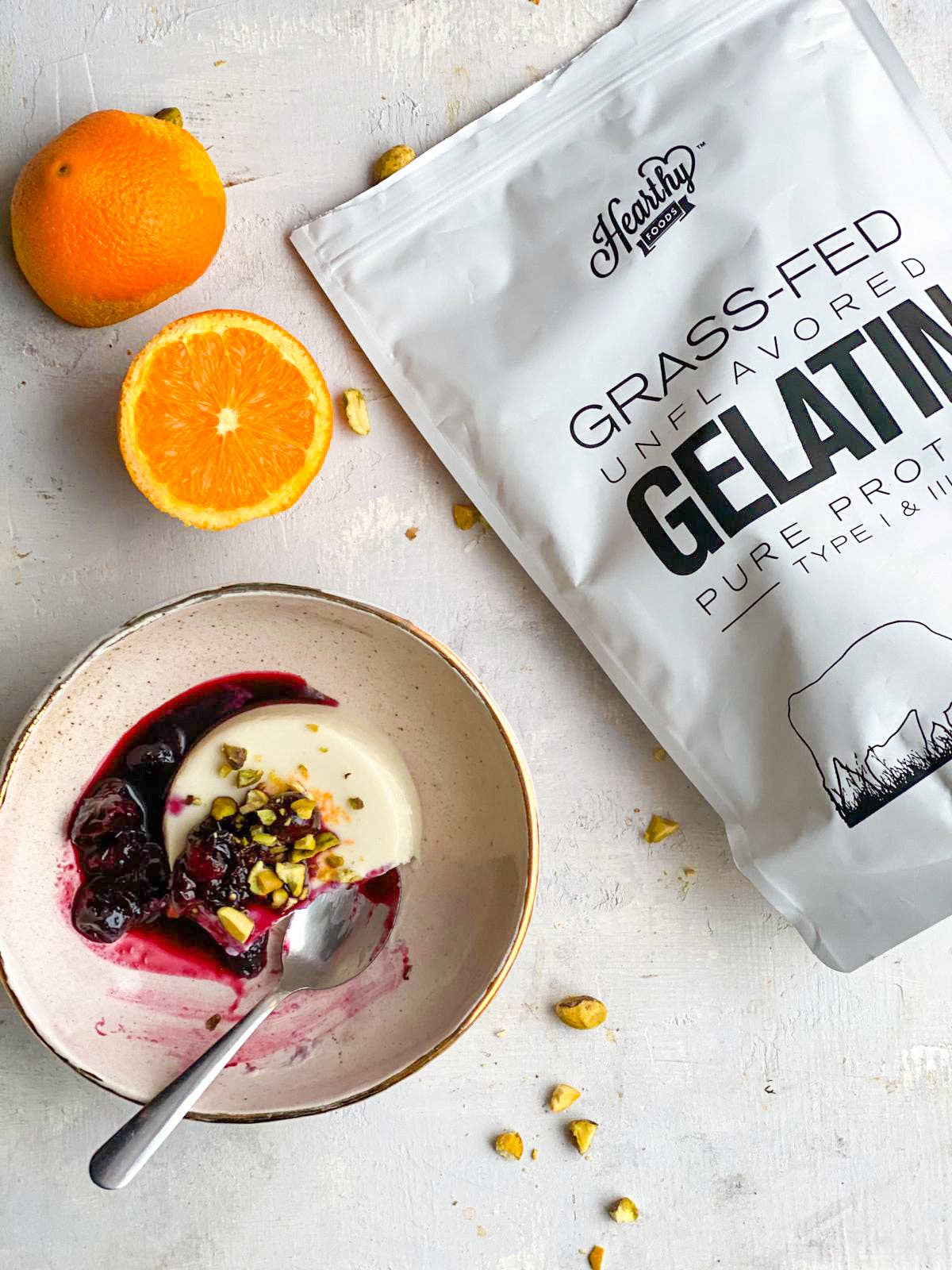 Hearthy Foods | Grass-Fed Gelatin Powder