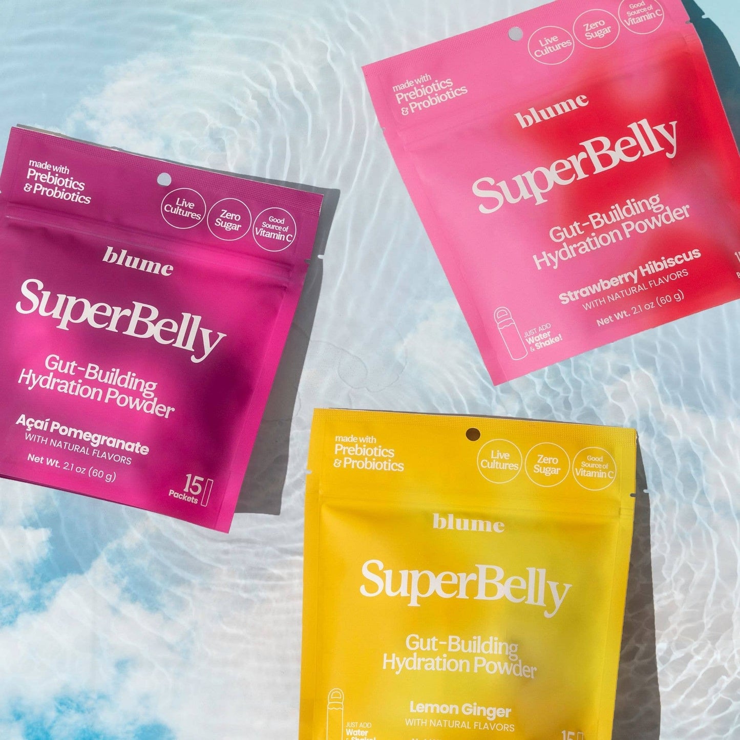 Blume SuperBelly Hydration & Gut Mix | Açai Pomegranate