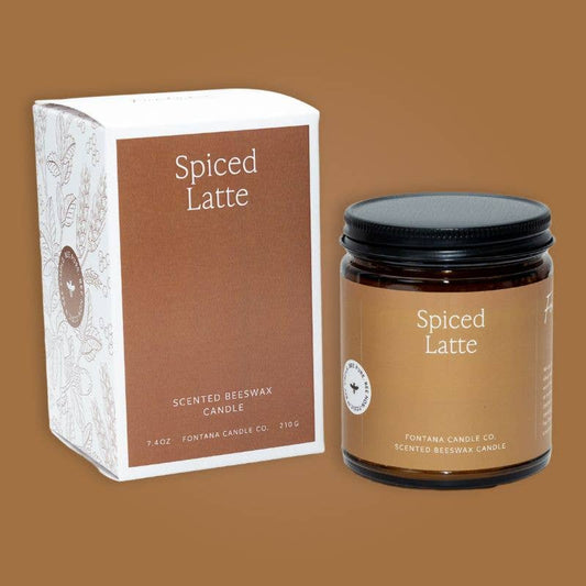 Fontana Candle Co | Spiced Latte Beeswax Candle