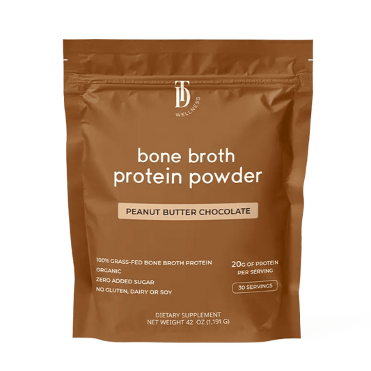 Peanut Butter Chocolate Bone Broth Protein - Taylor Dukes Wellness