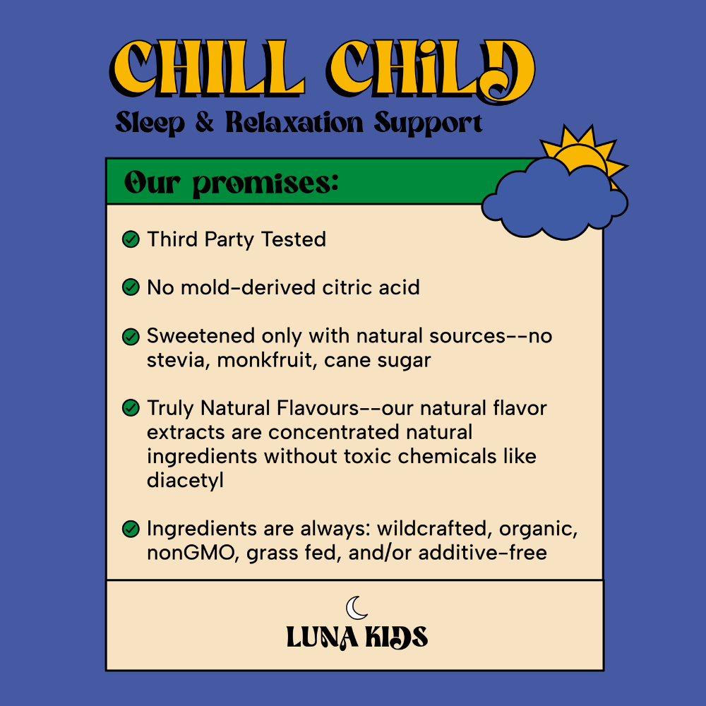 SubLuna | Chill Child: Calm + Sleep Gummy