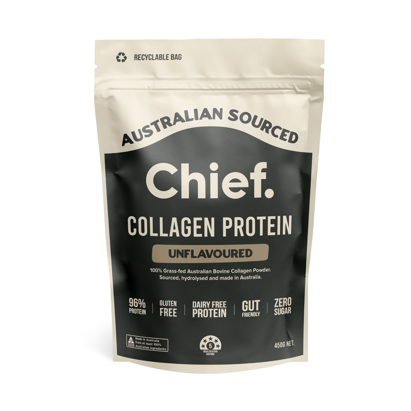 Chief Nutrition | Unflavored Collagen Protein Powder