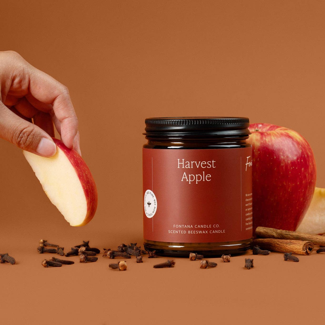 Fontana Candle Co | Harvest Apple Beeswax Candle