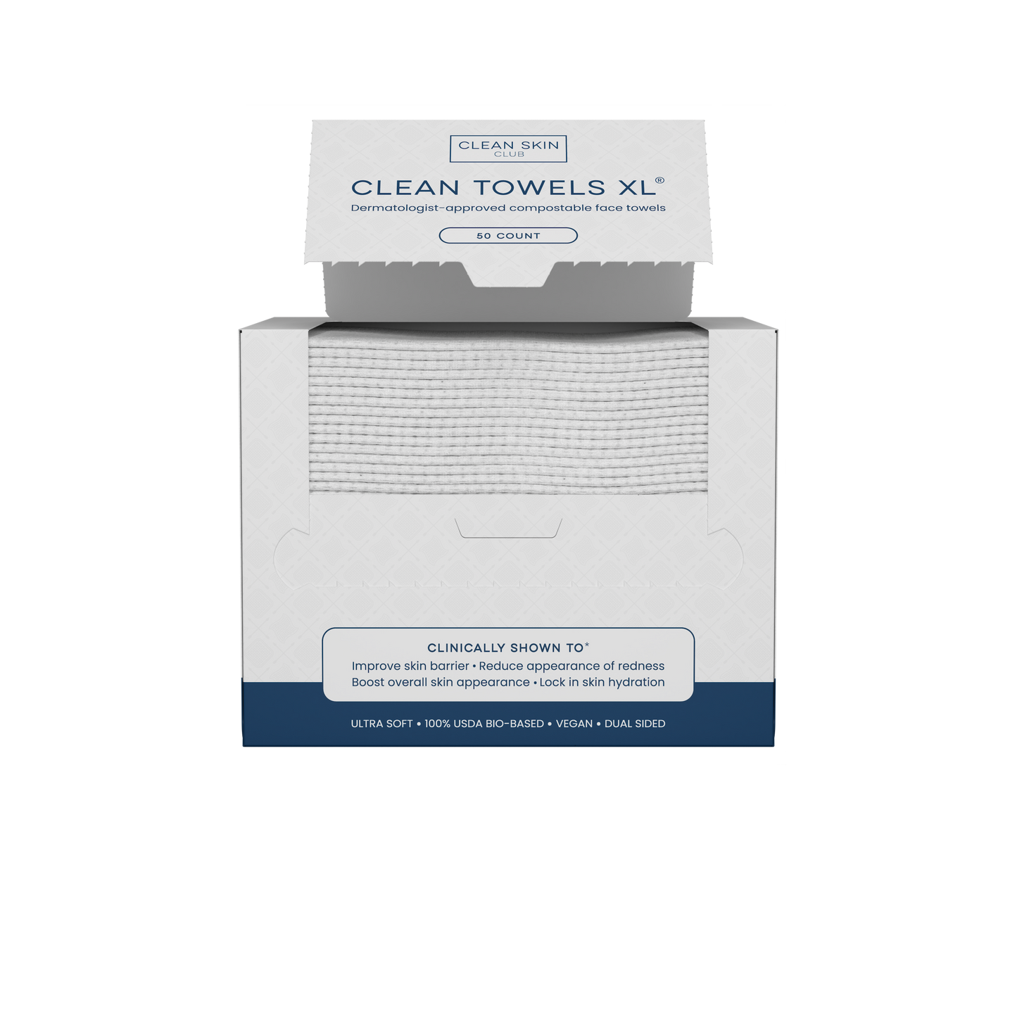 Clean Skin Club | XL Clean Towels™, Disposable Face Towels