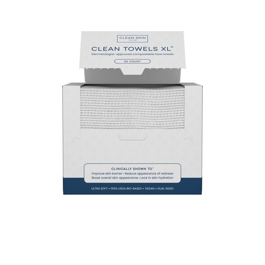Clean Skin Club | XL Clean Towels™, Disposable Face Towels
