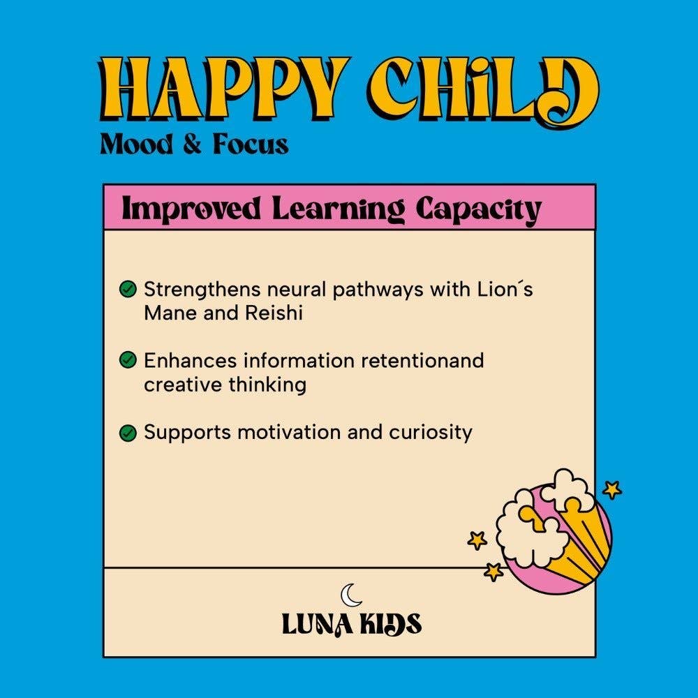 SubLuna | Happy Child: Mood & Brain Gummies