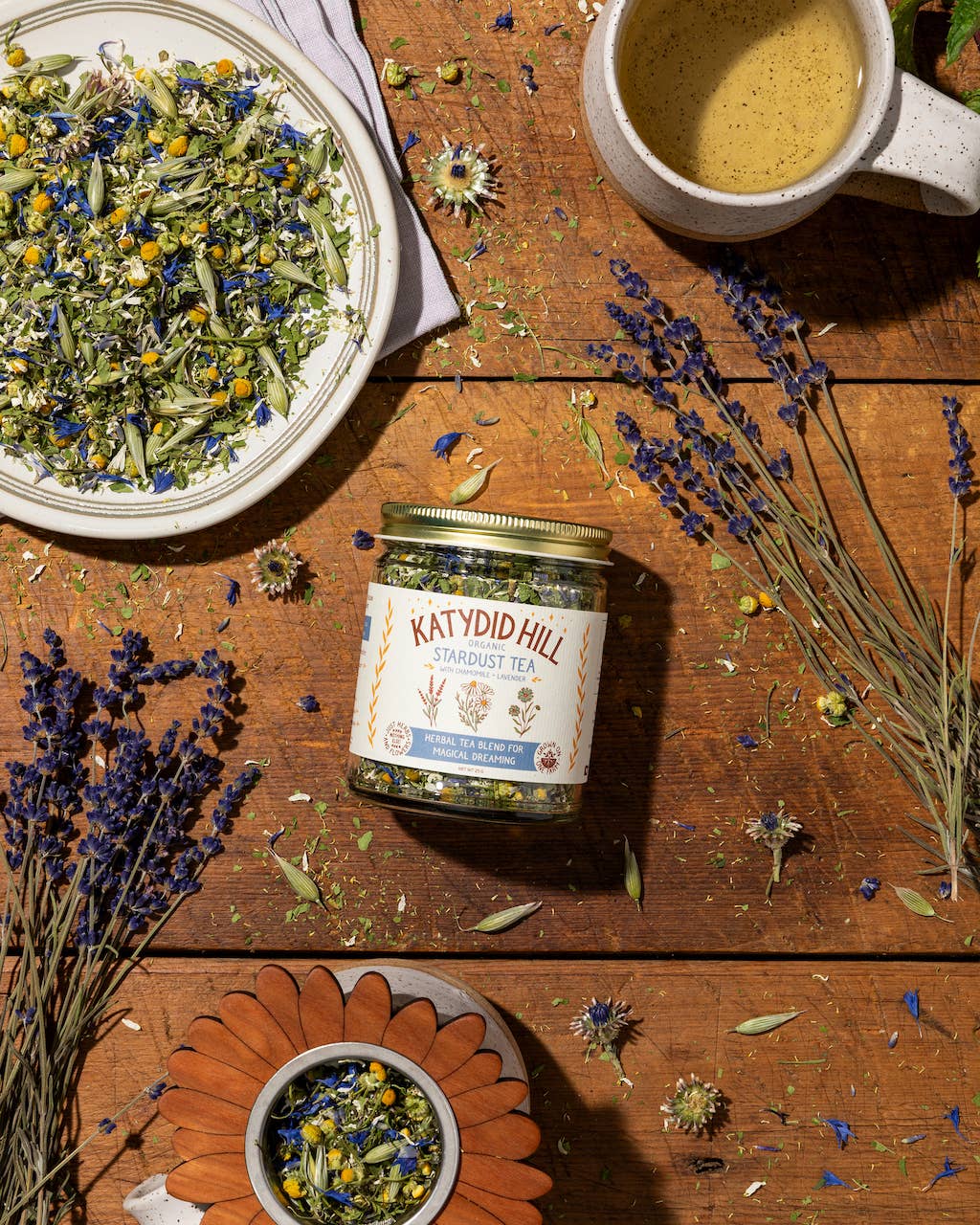 Katydid Hill Farm Stardust Tea - Organic Herbal Blend for Dreaming