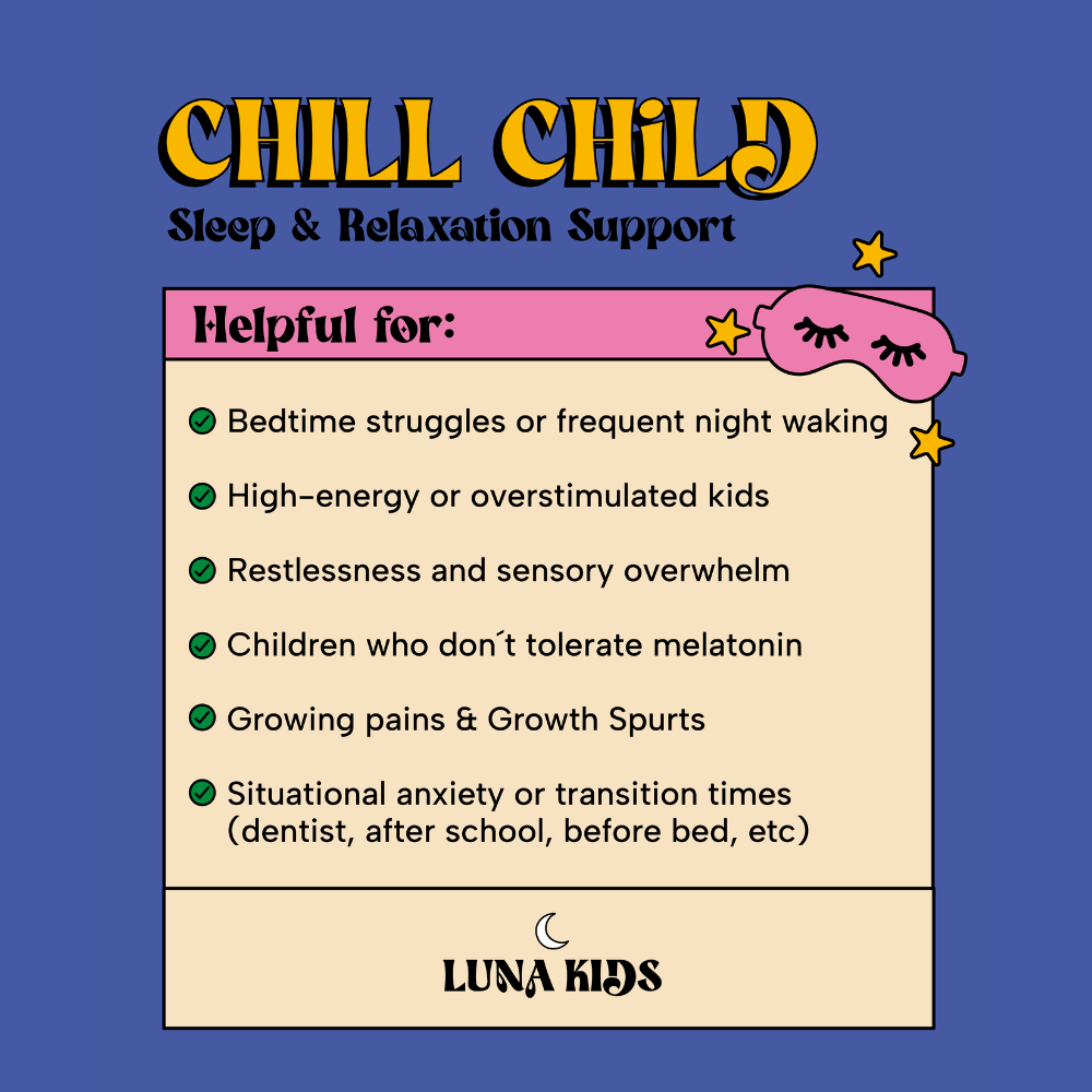 SubLuna | Chill Child: Calm + Sleep Gummy