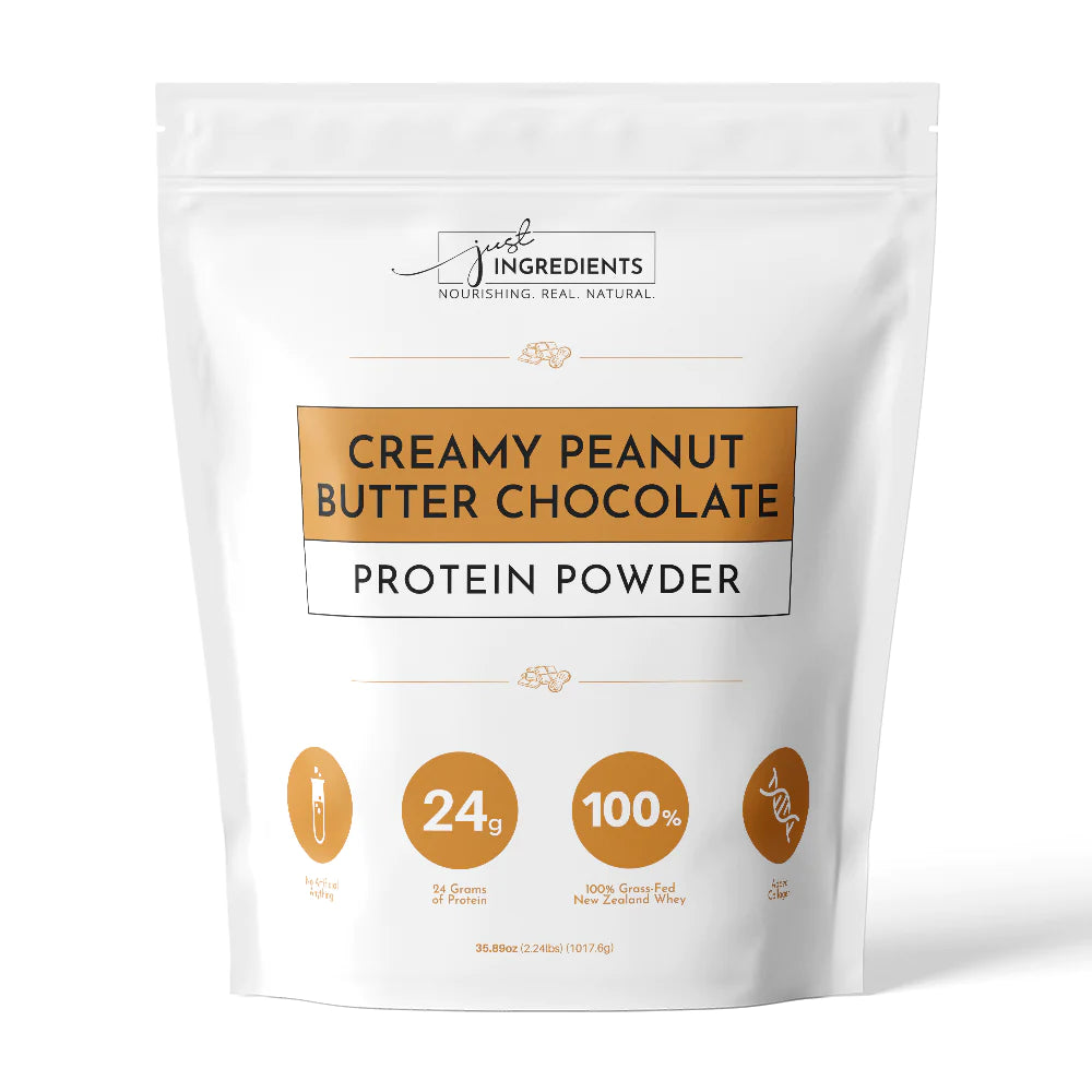 Just Ingredients Protein Powder: Creamy Peanut Butter Chocolate