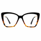 Cramilo Eyewear Square Cat Eye Blue Blocker Glasses