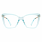 Cramilo Eyewear Square Cat Eye Blue Blocker Glasses
