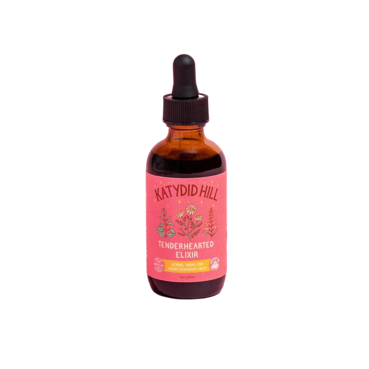 Katydid Hill Farm Tenderhearted Elixir - Herbal Drops For Heart Centered Calm
