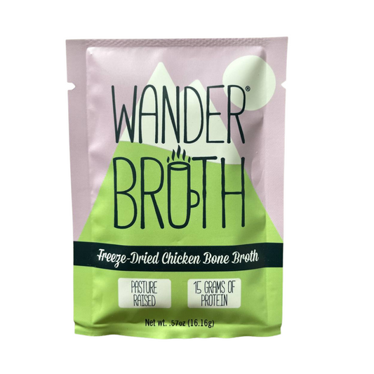 Wander Broth Freeze Dried Chicken Bone Broth - Single Serve