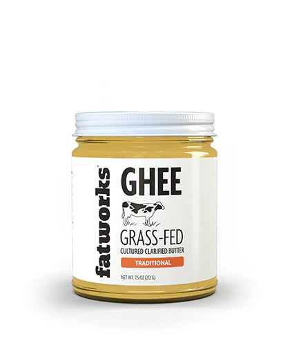 Grass-Fed Cultured Cow Milk Ghee