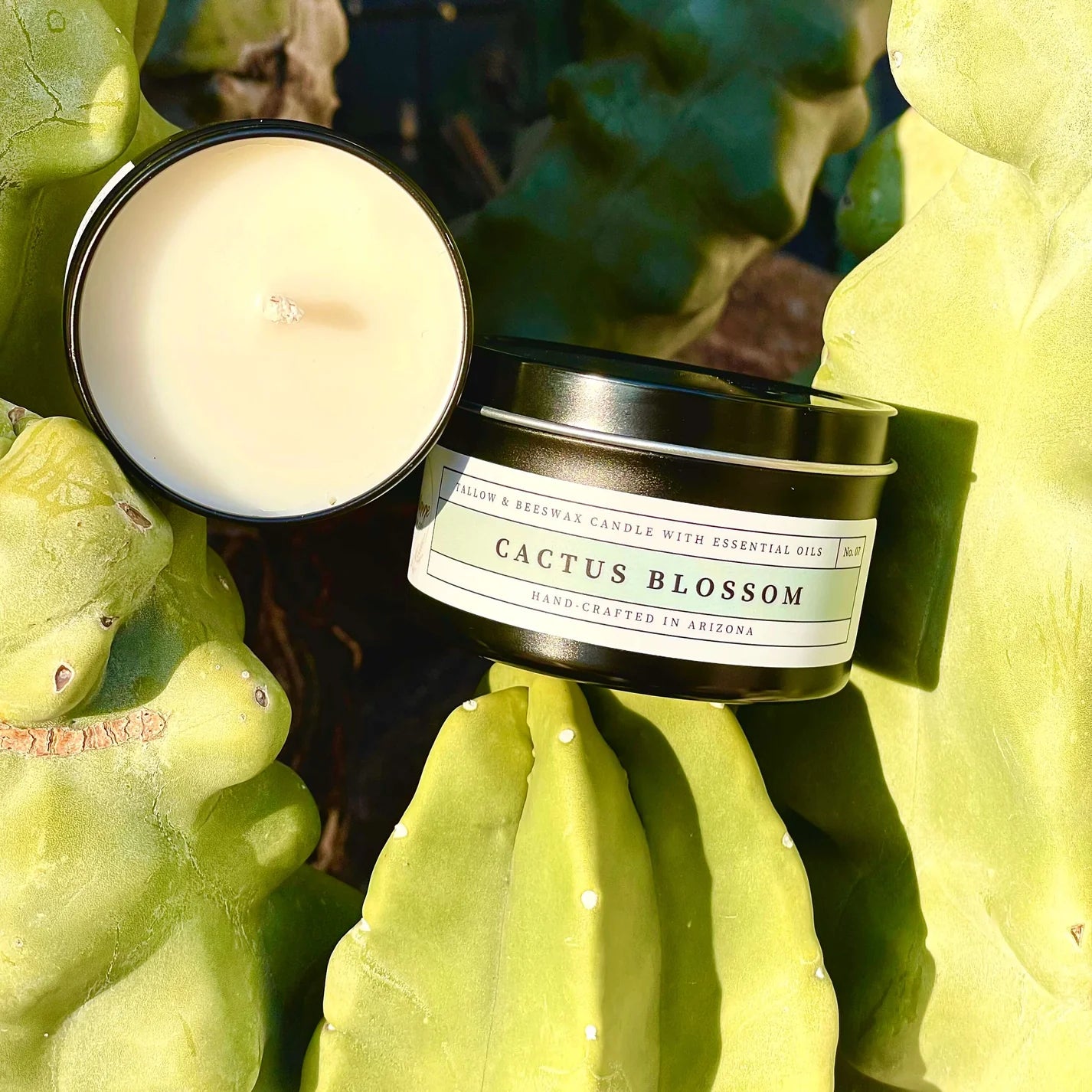 Cactus Blossom Tallow and Beeswax Candle