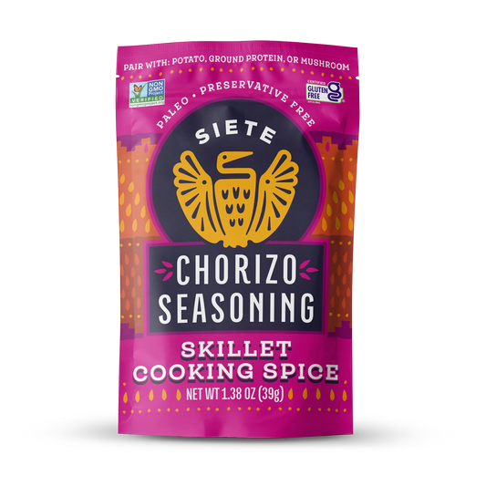 Siete Foods Chorizo Seasoning Skillet Cooking Spice