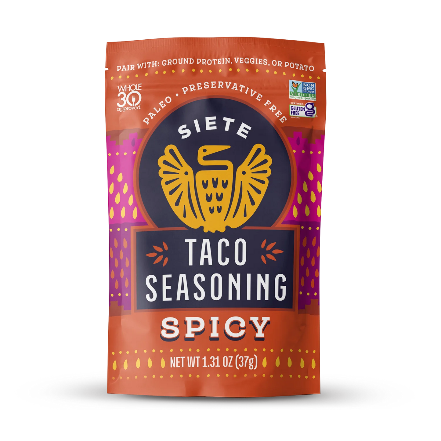 Siete Foods Taco Seasoning - Spicy
