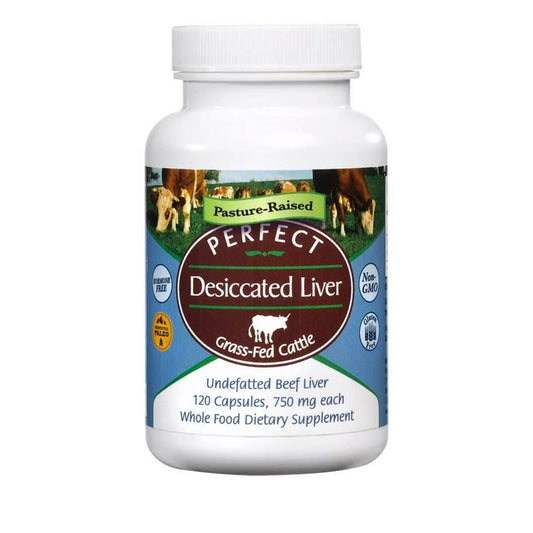 Perfect Supplements Liver Grass-fed Liver Capsules