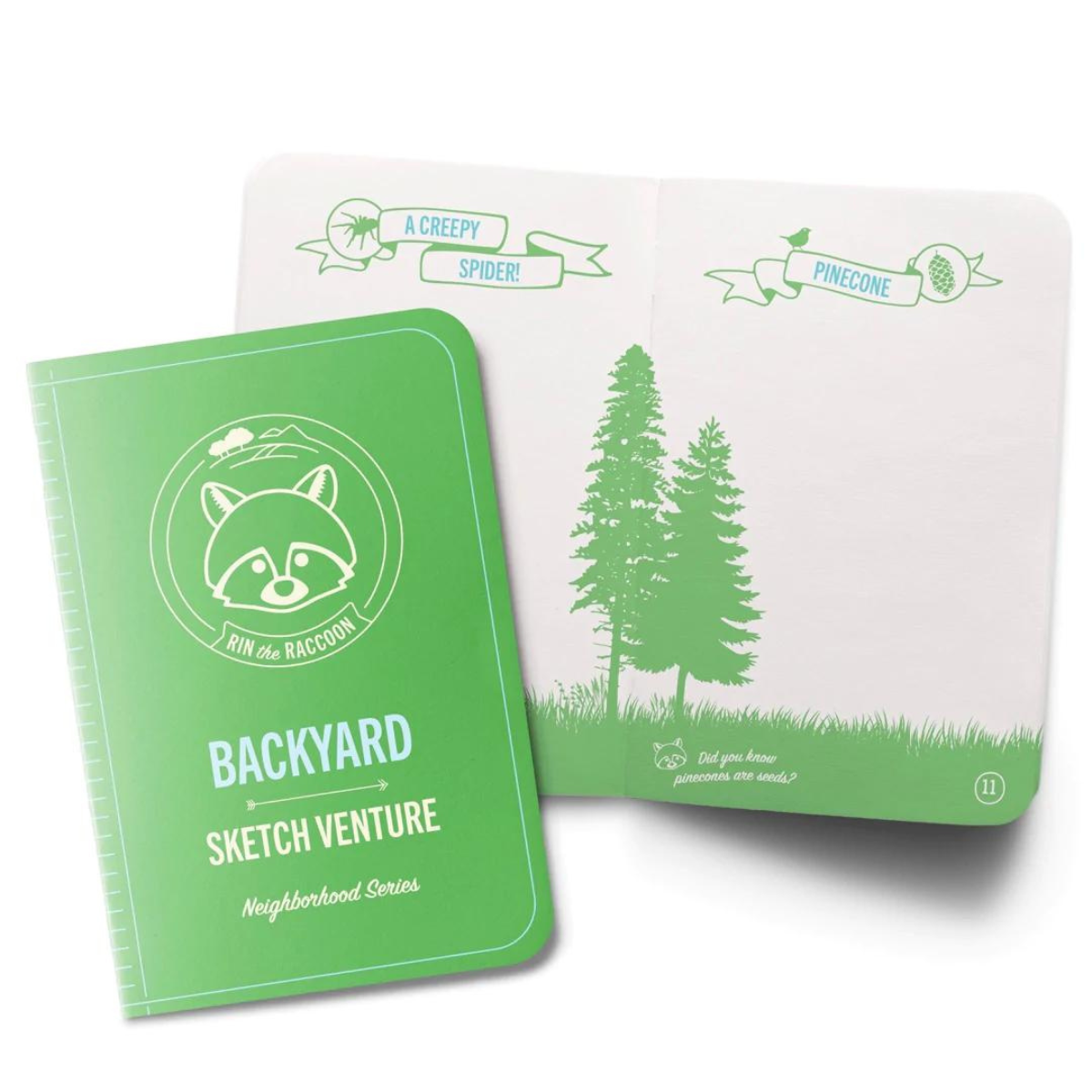 The Backyard Sketch Journal - Guided Adventure with Prompts for Drawing